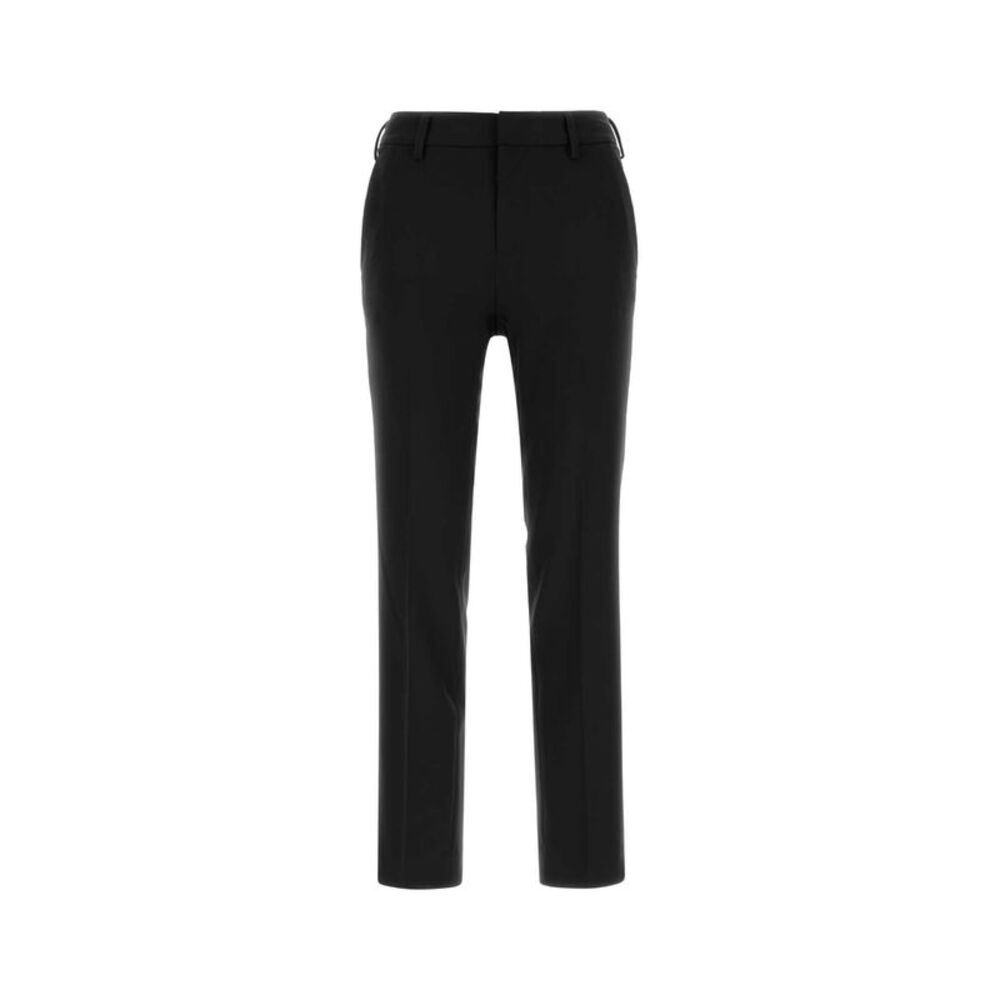 Pt Torino Women Black Stretch Jersey New York Cigarette Pant